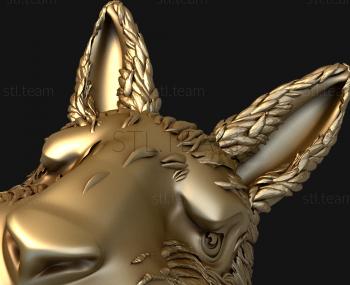 3D model Hare's head (STL)